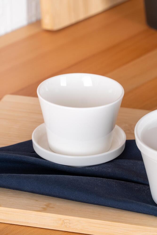 Bianco Perla Round Bowl With Lid - 9.5 Cm - 6