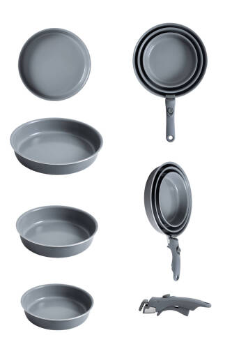 BioGrey İndüksiyon Tabanlı 3 lü Tava Seti - 10