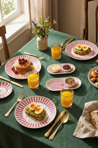 Birdie 6 Kişilik 21 Parça Kahvaltı Takımı - Acar