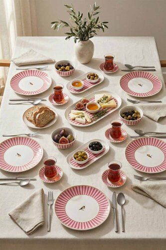 Birdie 6 Kişilik 21 Parça Kahvaltı Takımı - Acar