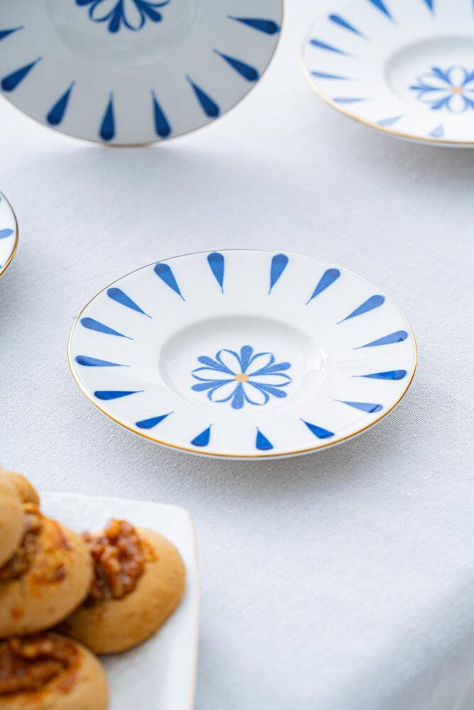 Bluno 6- Piece Tea Plate - 2