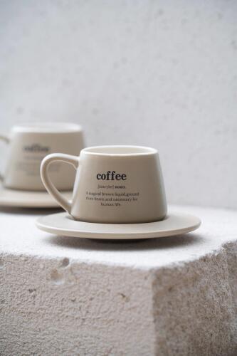 Blush 2 Kişilik Kahve Fincan Takımı - 90 ml - Acar