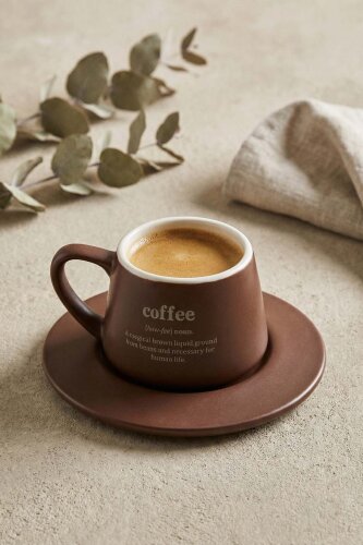 Blush 2 Kişilik Kahve Fincan Takımı - 90 ml - 3