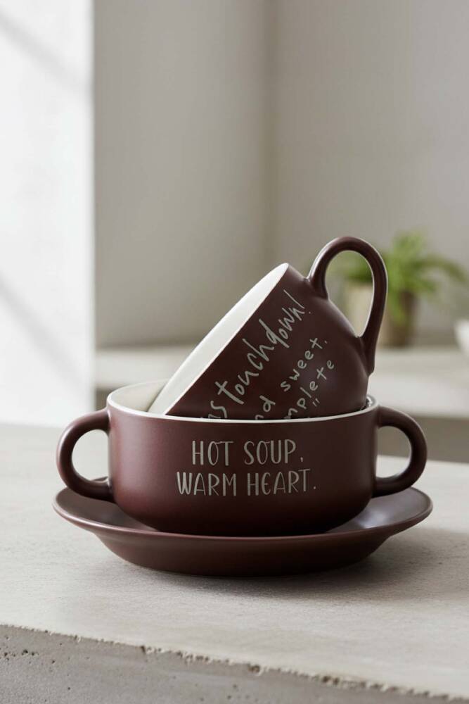 Blush 3 Parça Kase ve Kupa Seti - 2