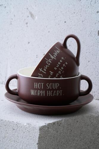 Blush 3 Parça Kase ve Kupa Seti - Acar