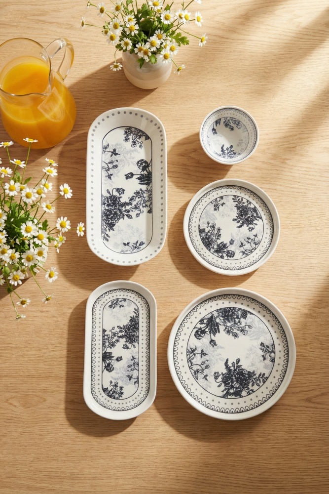 Blush 6 Kişilik 17 Parça Kahvaltı Takımı - 1