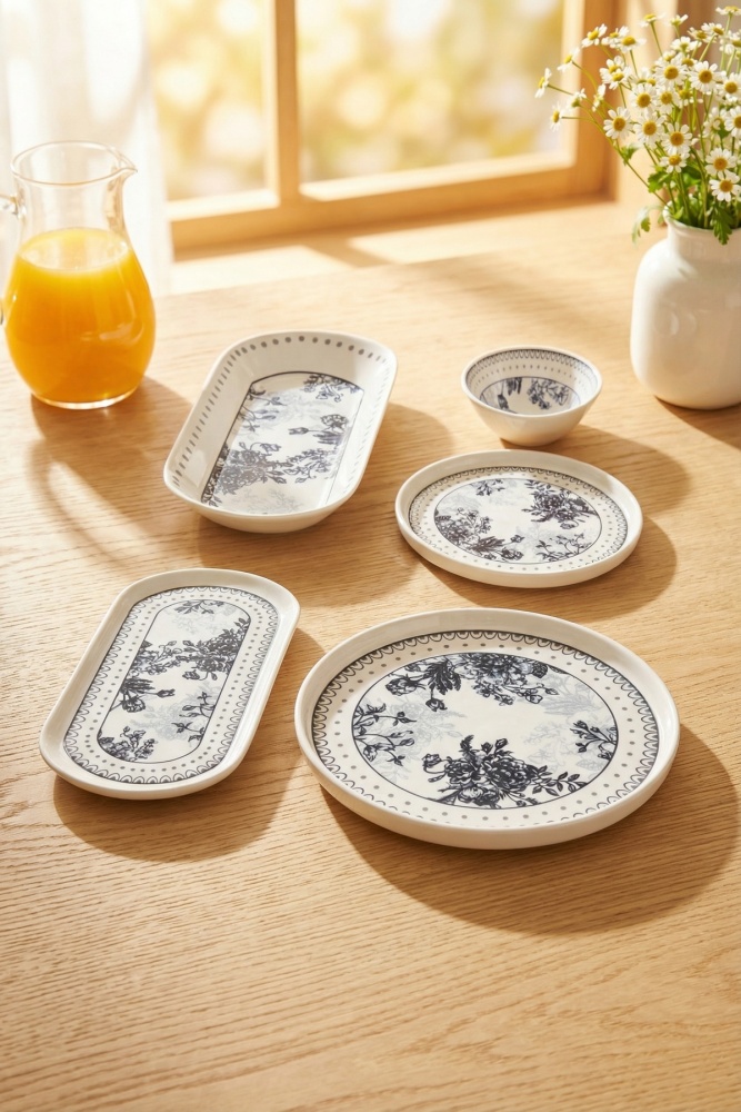 Blush 6 Kişilik 17 Parça Kahvaltı Takımı - 2