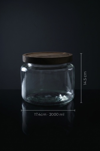 Bosco Akasya Kapaklı Cam Kavanoz - 2000 ml - 4