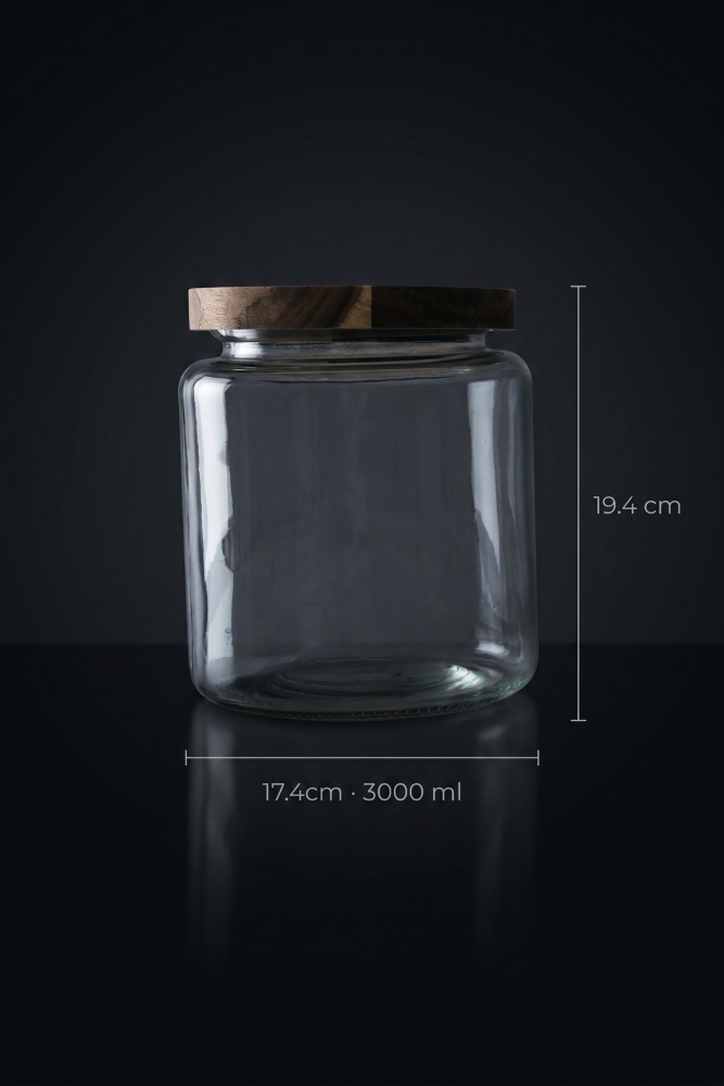 Bosco Akasya Kapaklı Cam Kavanoz - 3000 ml - 3