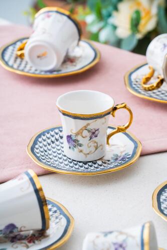 Breeze 6 Kişilik Kahve Fincanı Takımı - 90 ml - Acar