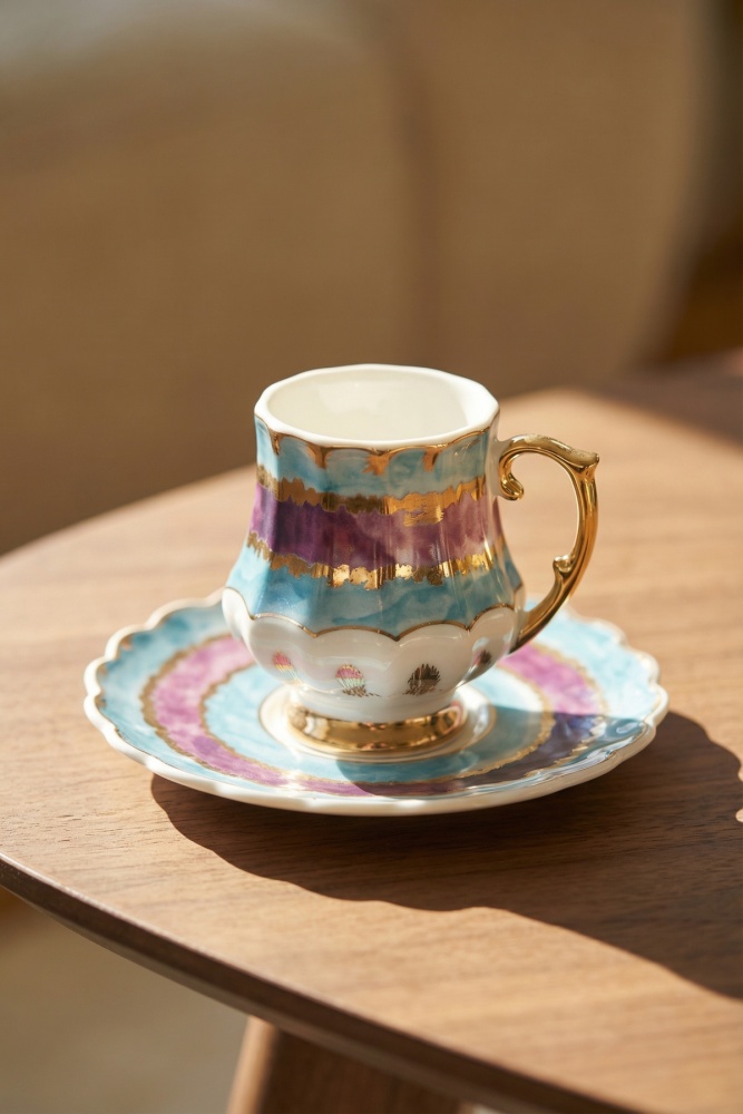 Brenda 90 ml 2 Kişilik Porselen Kahve Fincan Takımı · 3. fotoğraf