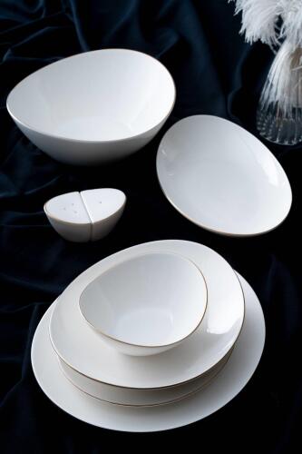 Brinia 6 Kişilik 29 Parça Gold Yemek Takımı - Acar