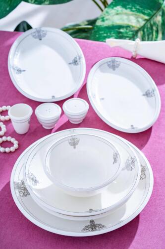 Broadway 12 Kişilik 54 Parça Porselen Yemek Takımı - Acar