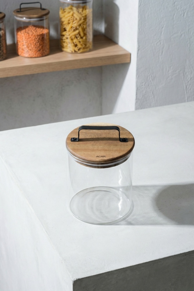 Calix Akasya Kapaklı Kavanoz - 1000 ml - 2