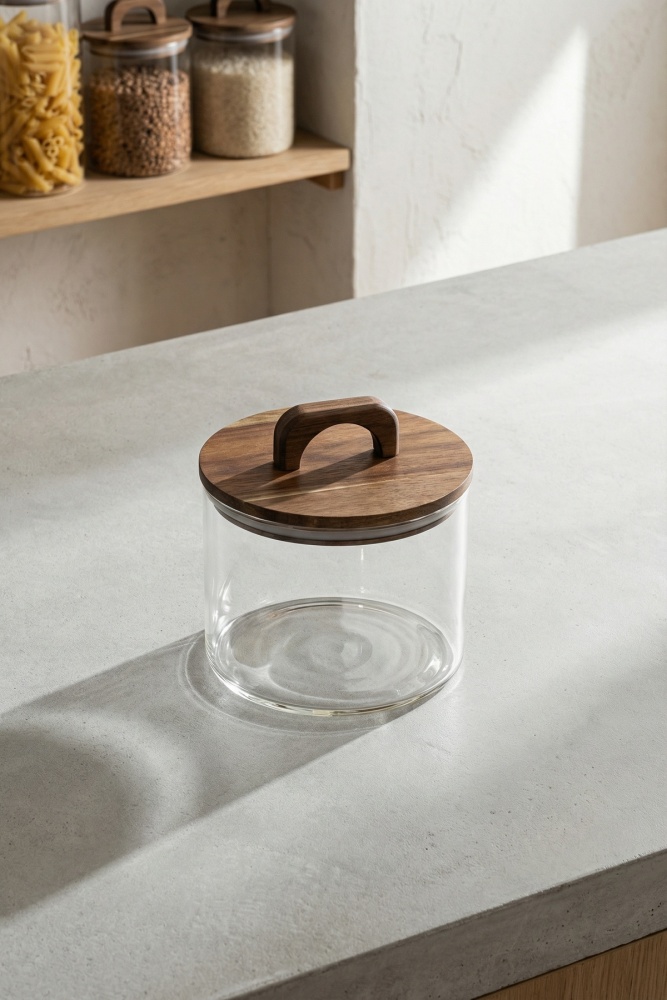 Calix Akasya Kapaklı Kavanoz - 1500 ml - 2