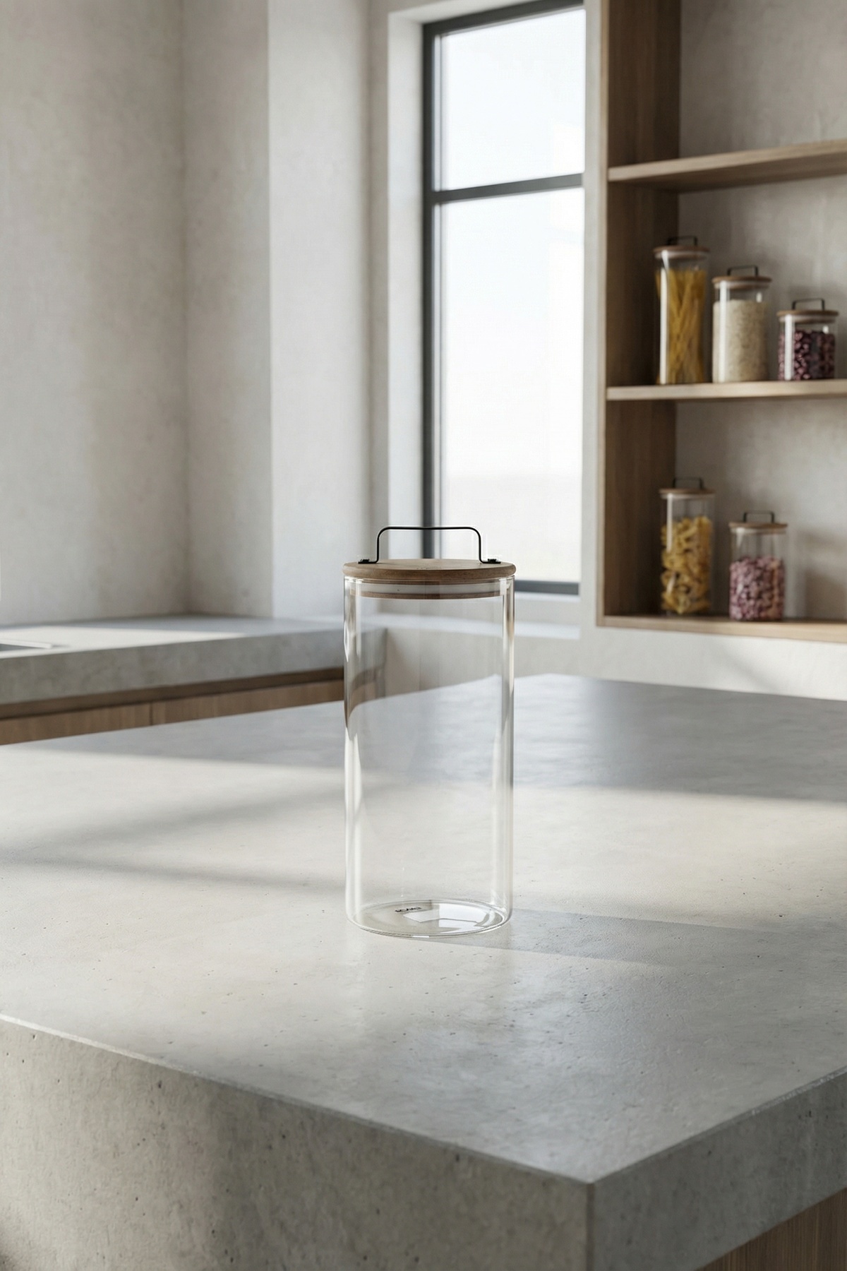 Calix Akasya Kapaklı Kavanoz - 1800 ml