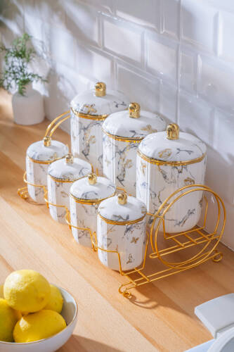 Camel 7 Parça Standlı Baharatlık Takımı - 1