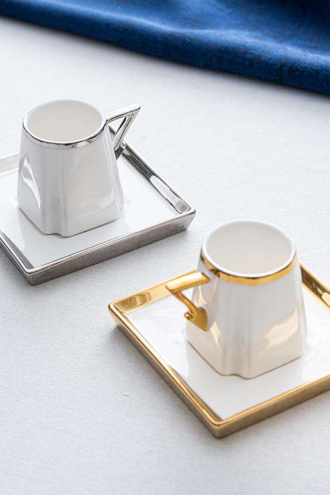 Camillo Coffee Cup Set For 2 People - 90 Ml - 6