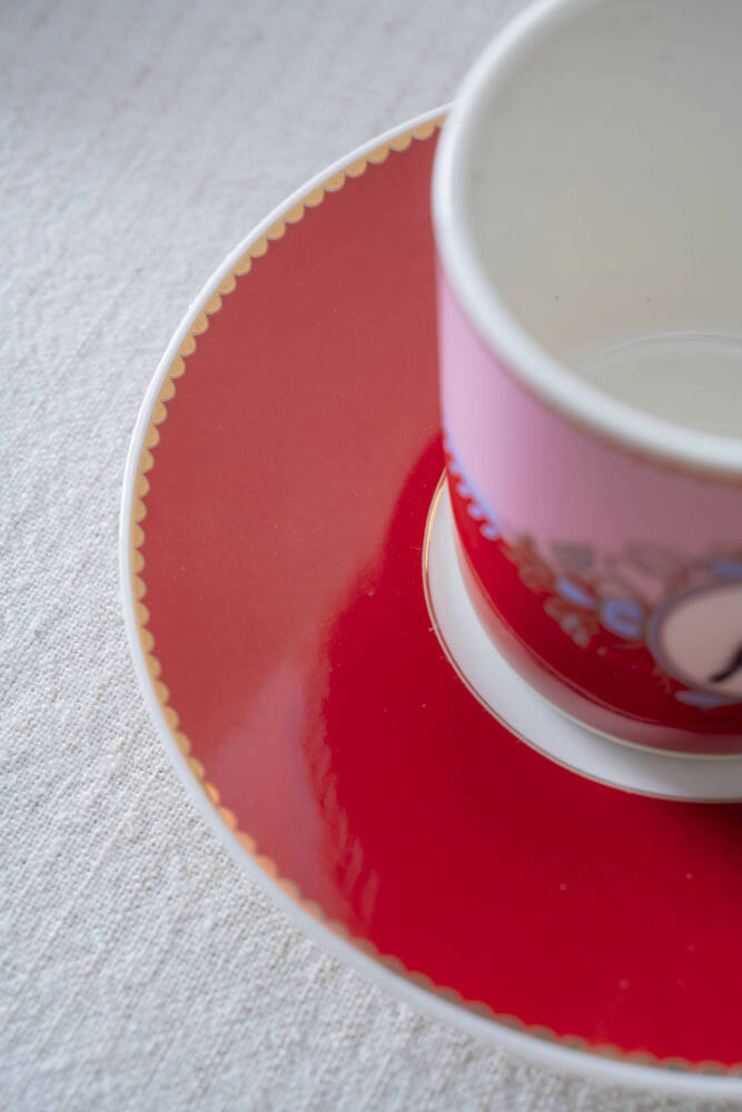 Candy 6 Kişilik Porselen Kahve Fincan Takımı - 90 ml - 5