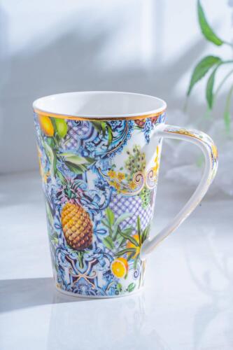 Capri Porselen Kupa - 380 ml - 6