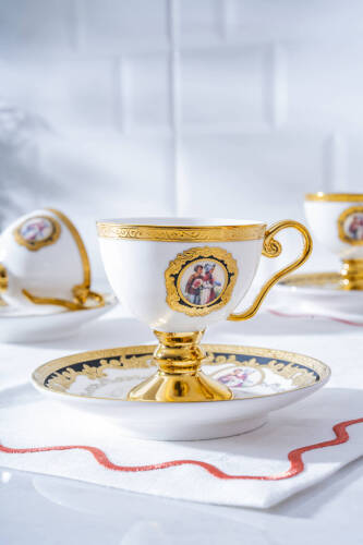 Carmona 6 Kişilik Kahve Fincan Takımı - 100 ml - Acar