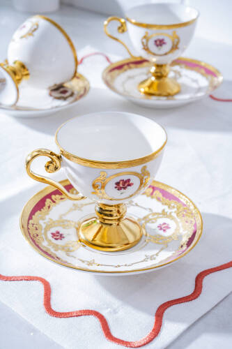 Cassano 6 Kişilik Kahve Fincan Takımı - 100 ml - Acar