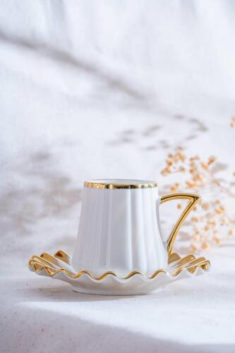 Cecily 6 Kişilik Kahve Fincanı Takımı - 90 ml - 1