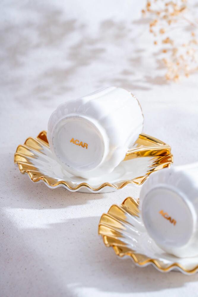 Cecily 6 Kişilik Kahve Fincanı Takımı - 90 ml - 4