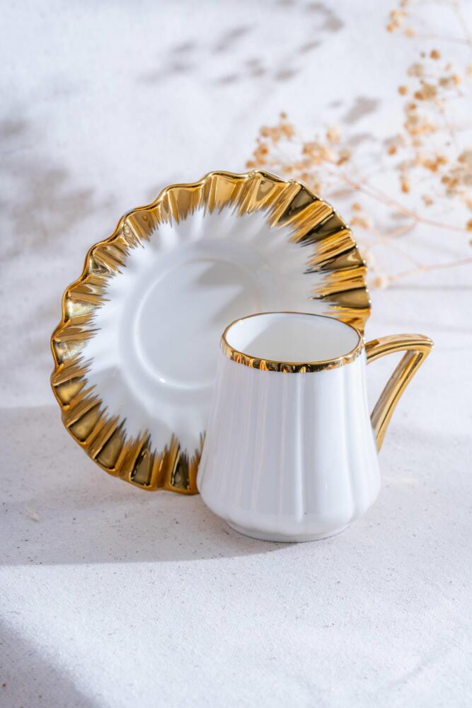 Cecily 6 Kişilik Kahve Fincanı Takımı - 90 ml - 5