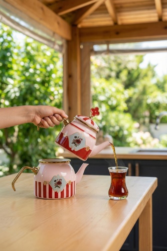Chloe Emaye Mini Çaydanlık Takımı - 2