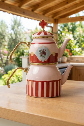 Chloe Emaye Mini Çaydanlık Takımı - 3