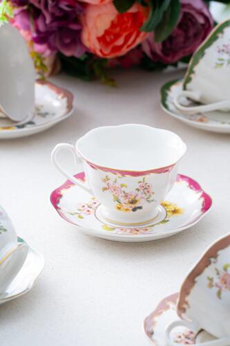 Clara 6 Kişilik Çay Fincanı Takımı - 220 ml - Acar