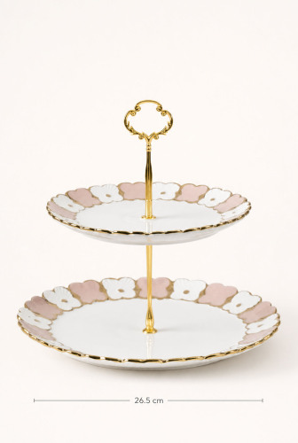 Cleef Katlı Kurabiyelik Bej - 26 cm - 2
