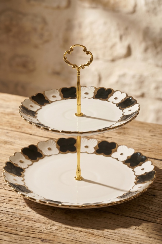 Cleef Katlı Kurabiyelik Siyah - 26 cm - 1
