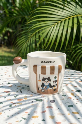 Coffee Shop Porselen Kupa - 425 ml - 2