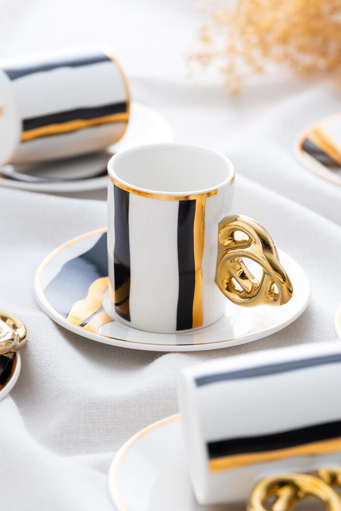 Cool Black Coffee Cup For 6 People - 90 Ml - 5