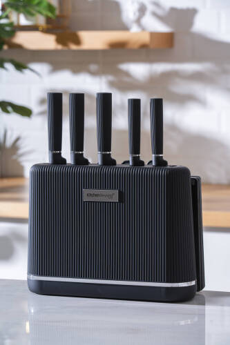 Cooper 10 Parça Standlı Kesme Tahtası Ve Bıçak Seti - Acar