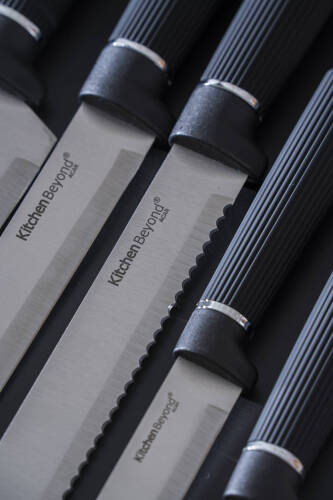 Cooper 10 Parça Standlı Kesme Tahtası Ve Bıçak Seti - 6