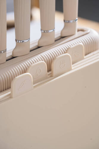 Cooper 10 Parça Standlı Kesme Tahtası Ve Bıçak Seti - 2