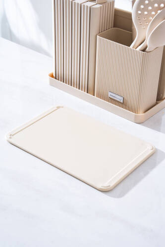 Cooper 14 Parça Standlı Kesme Tahtası Servis Ve Bıçak Seti - 7