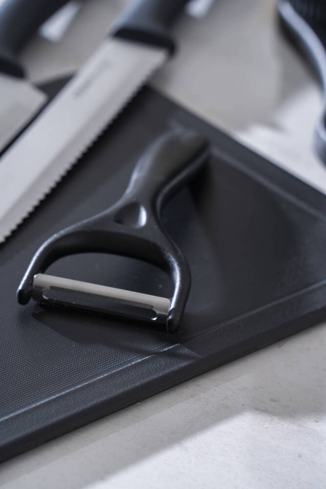 Cooper 8 Parça Standlı Kesme Tahtası Ve Bıçak Seti - 5