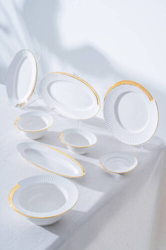 Corine Gold 6 Kişilik 37 Parça Kahvaltı Takımı - Acar