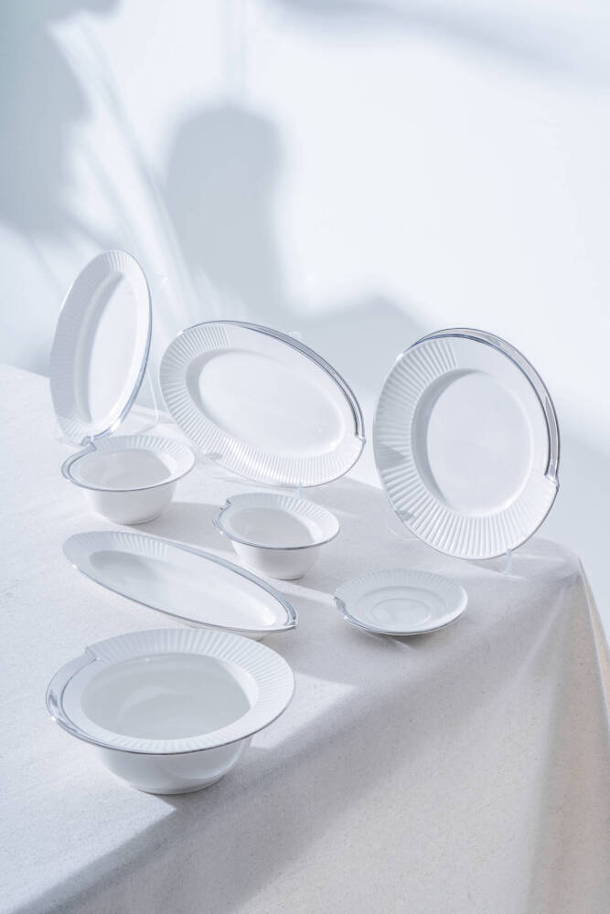 Corine Silver 6 Kişilik 37 Parça Kahvaltı Takımı - 1