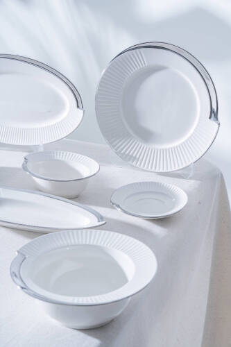 Corine Silver 6 Kişilik 37 Parça Kahvaltı Takımı - 8