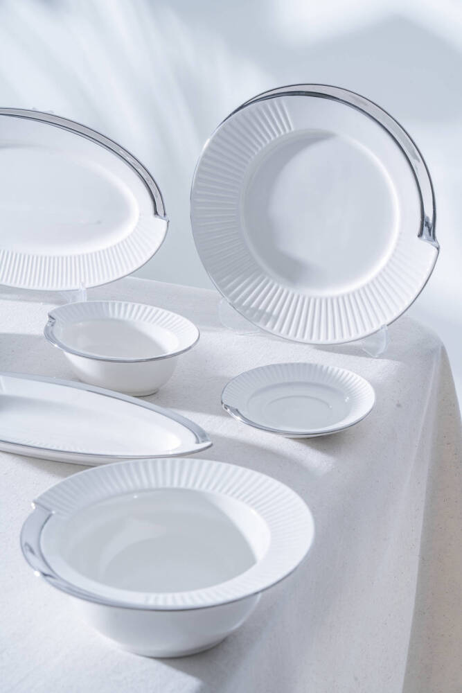 Corine Silver 6 Kişilik 37 Parça Kahvaltı Takımı - 8