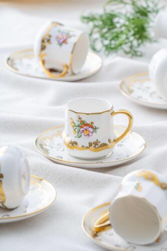 Corvina 6 Kişilik Kahve Fincanı Takımı - 90 ml - Acar