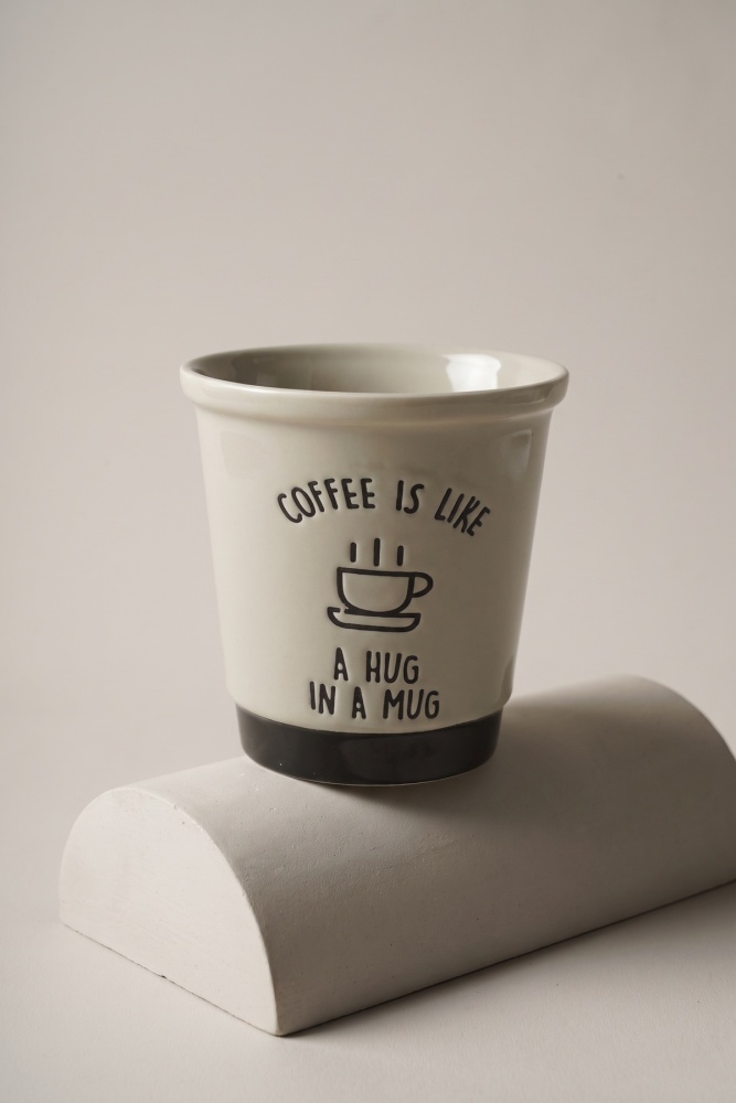Cozy Porselen Espresso Bardağı Bej - 180 ml - 2