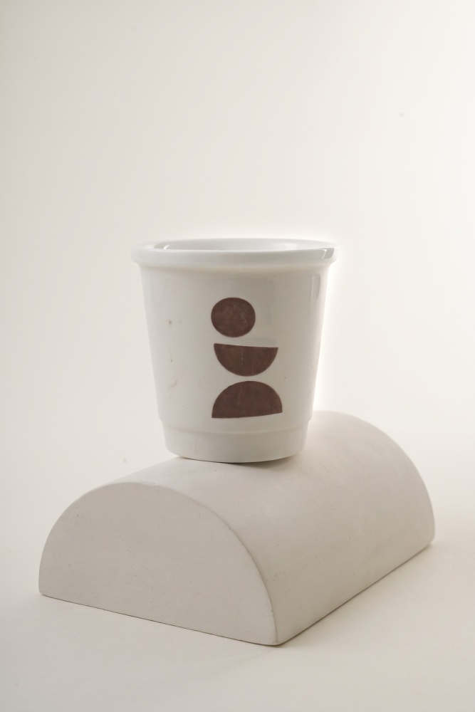 Cozy Porselen Espresso Bardağı Beyaz - 80 ml - 2