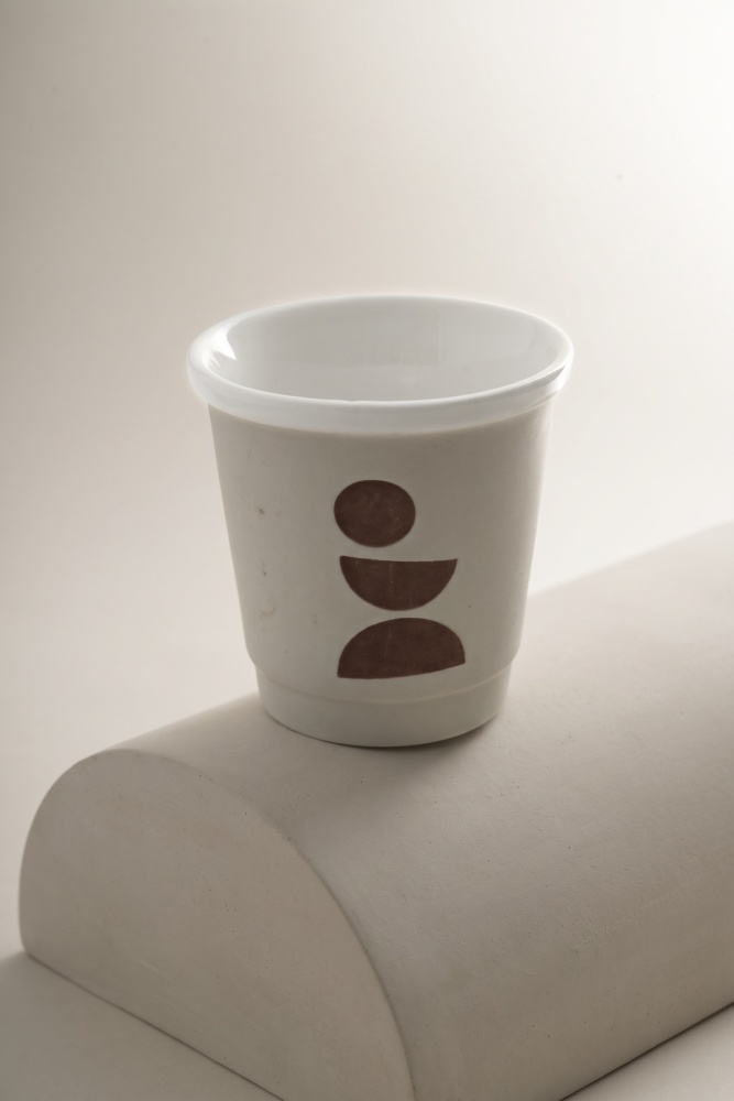 Cozy Porselen Espresso Bardağı Beyaz - 80 ml - 3