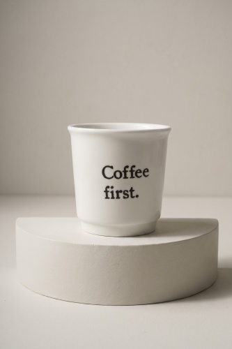 Cozy Porselen Espresso Bardağı Coffe First - 90 ml - 2